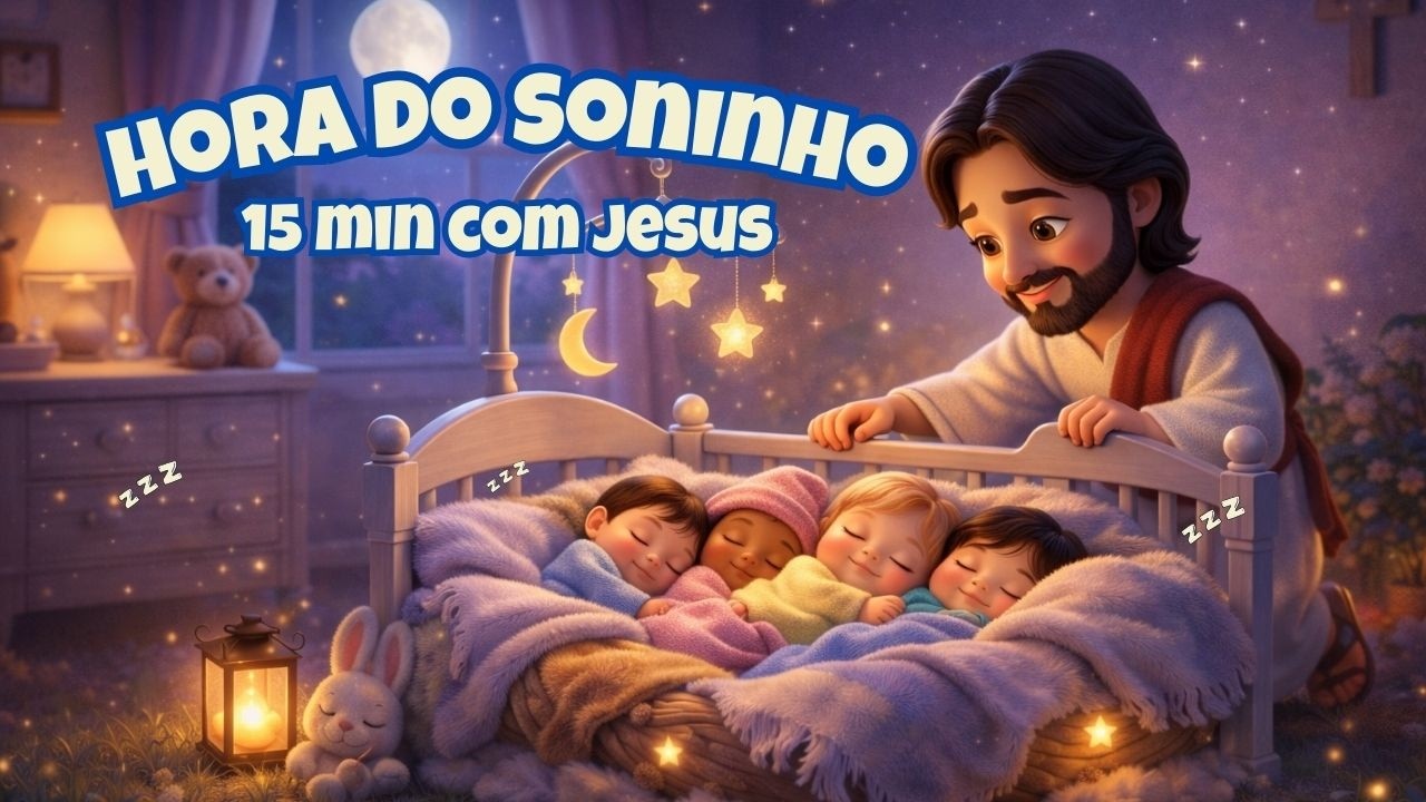 15 Minutos de Soninho com Jesus 🌙 | Playlist de Canções de Ninar