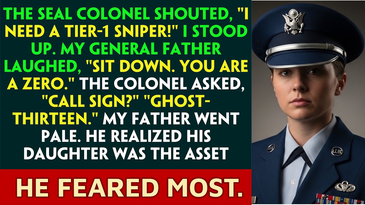 “Shut Up, You’re A Disgrace” My General Father Barked — Until He Heard My Call Sign “Reaper 01.”
