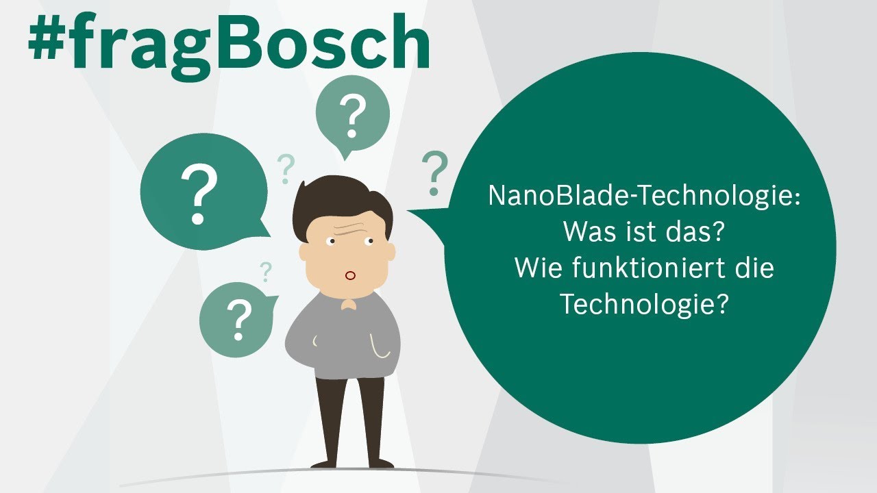 Was ist die NanoBlade-Technologie? Tutorial. #fragbosch
