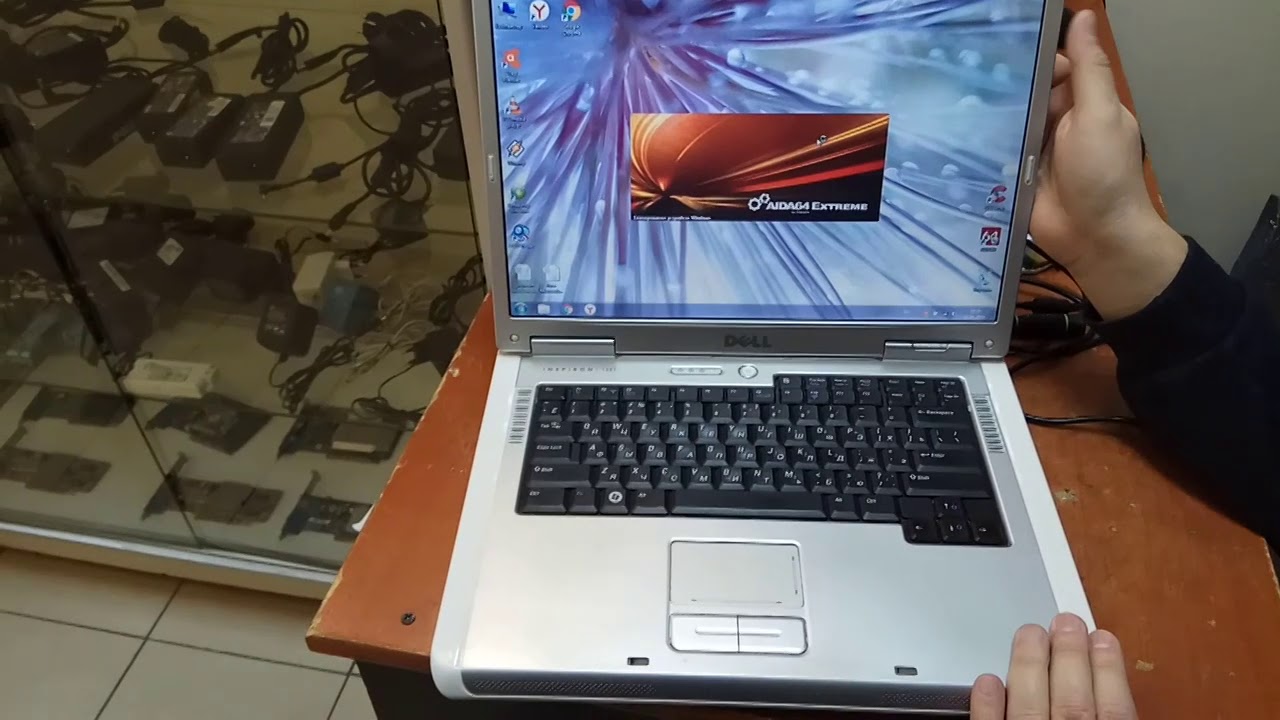 Надёжный хорошо сохранившейся ноутбук dell inspiron 1501