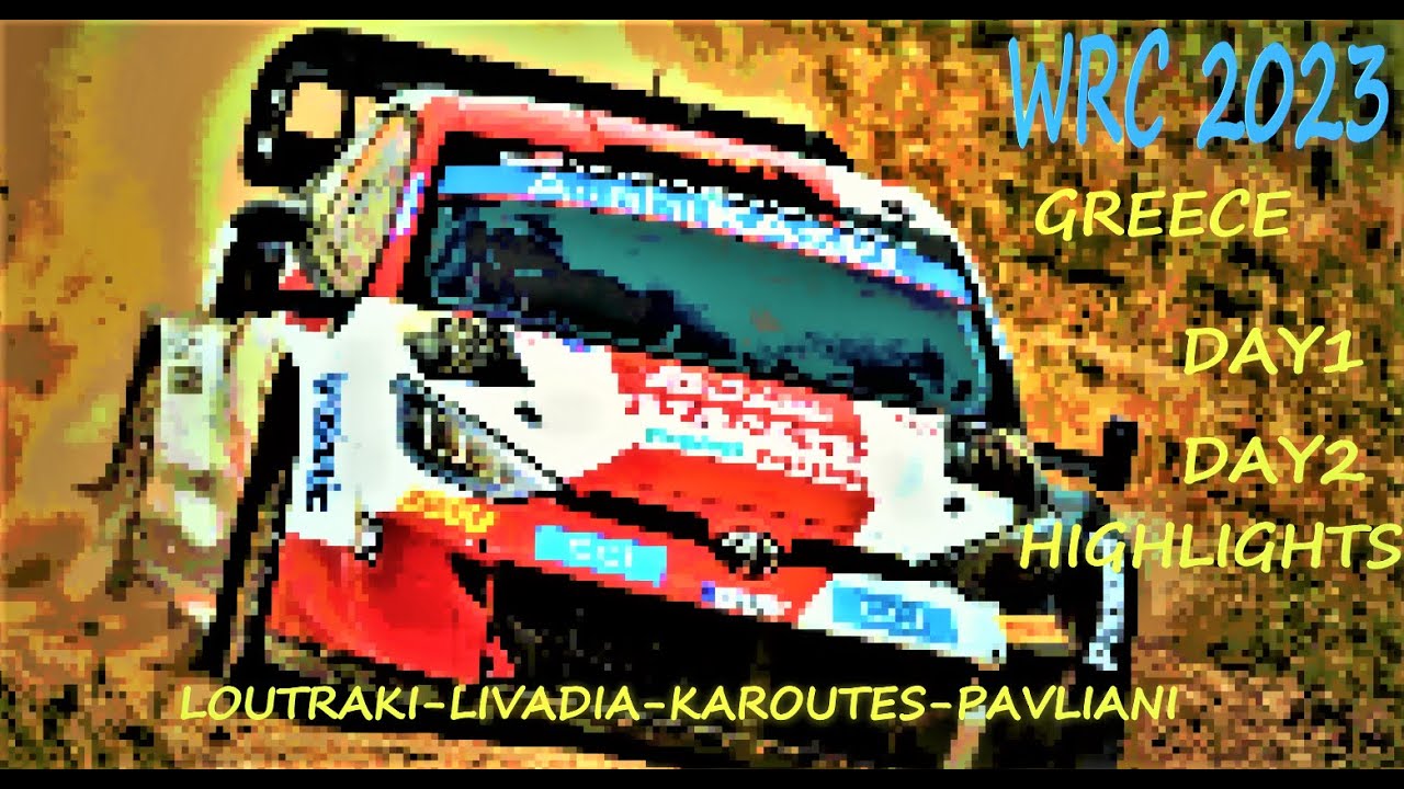 WRC RALLY ACROPOLIS 2023 LOUTRAKI-LIVADIA-KAROUTES-PAVLIANI