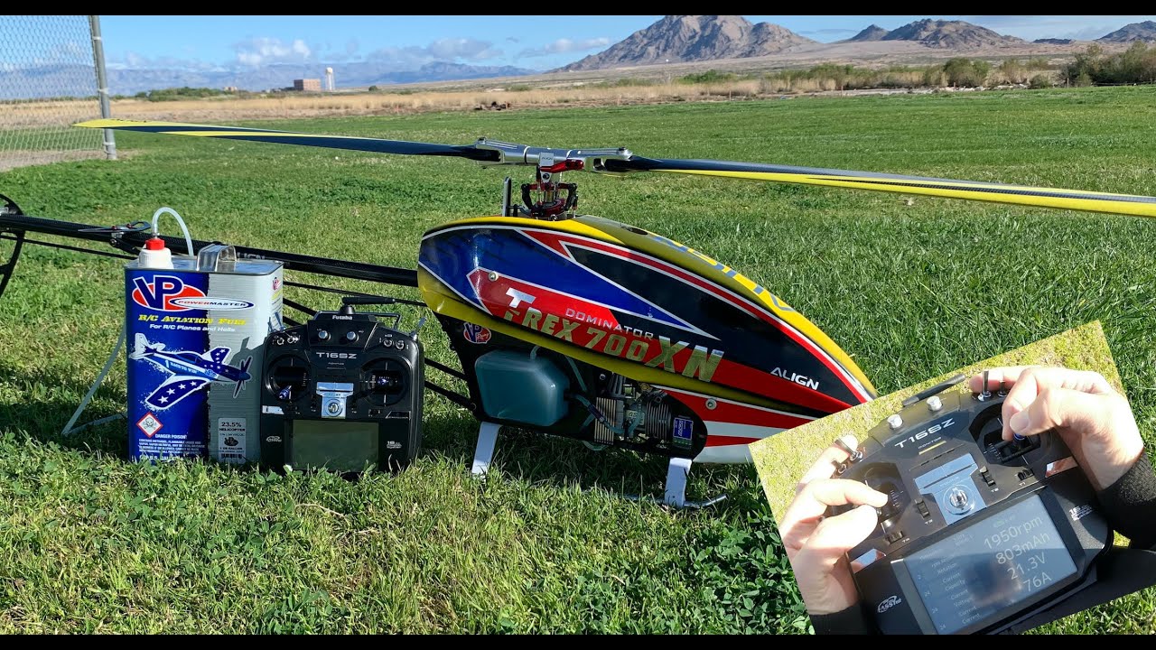 Alan Szabo Jr. ALIGN Trex 700XN CRASH and hand camera