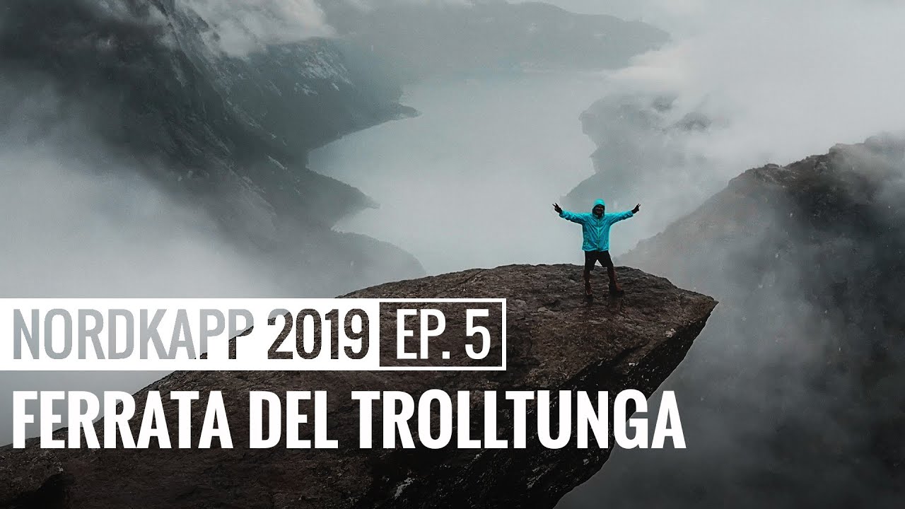 Via FERRATA TROLLTUNGA: quanta pioggia | Viaggio a CAPO NORD 🇳🇴 EP. 5