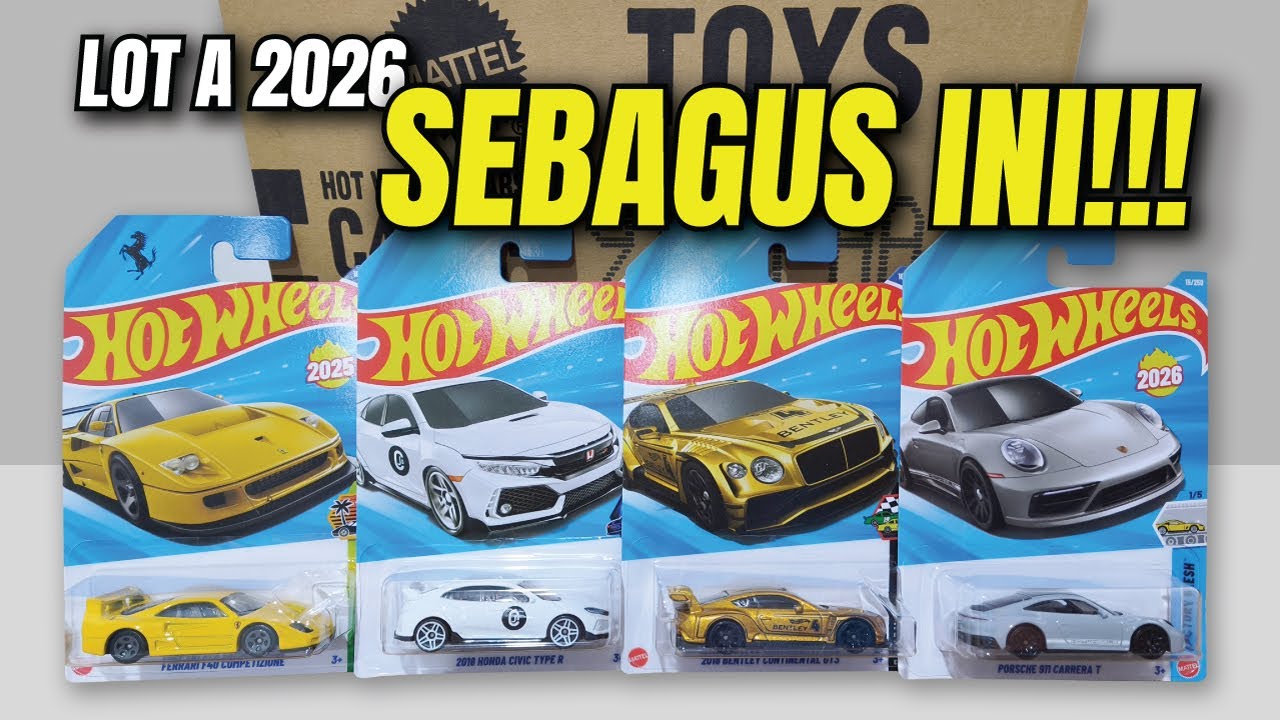 BANYAK BANGET HOT ITEM NYA !!! Unboxing Hot Wheels Lot A 2026