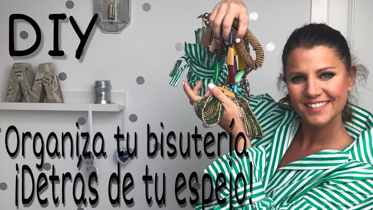 DIY Cómo ORGANIZAR TU BISUTERÍA en un lugar que ¡ni te imaginas!