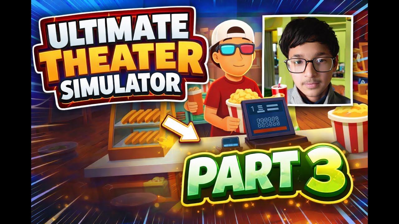 Selling Popcorn in my new Movie Threater - Ultimate Threater Simulator