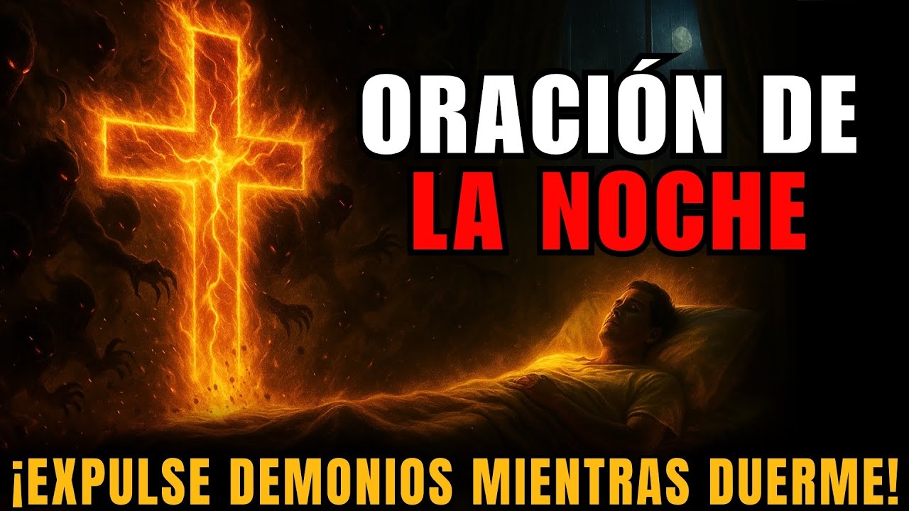 🌒 ORACIÓN DE LA NOCHE: Expulse BRUJERÍA y Magia Negra MIENTRAS DUERME