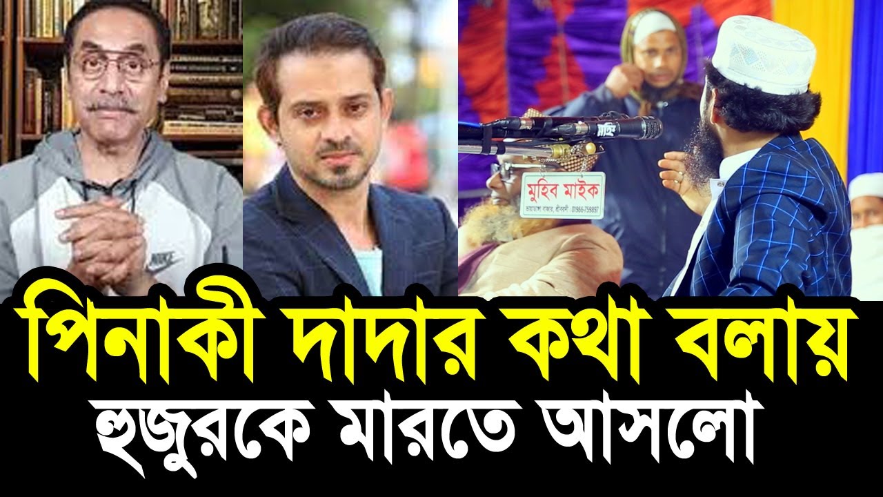 সাংবাদিক ইলিয়াস ও পিনাকী দাদার কথা বলায় মাহফিলে বাঁধা ! এরা আসলে কারা? Golam Rabbani Waz Pinaki