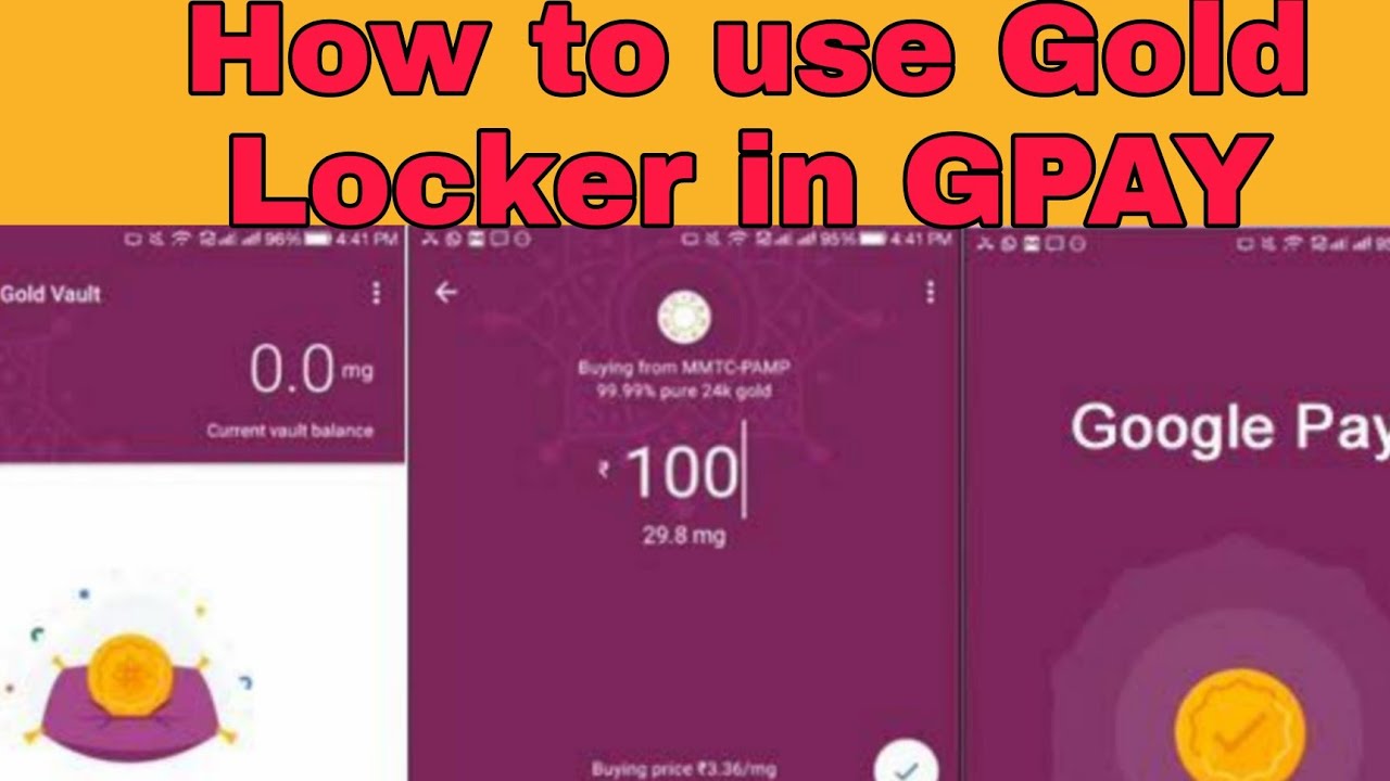 How to use Gold Locker in Google pay in Tamil | buy and sell gold in Google pay | About All VBL
