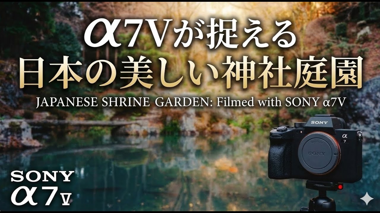 【SONY α7V】JAPAN'S HIDDEN BEAUTY: Cinematic Shrine Gardens (4K Vlog)