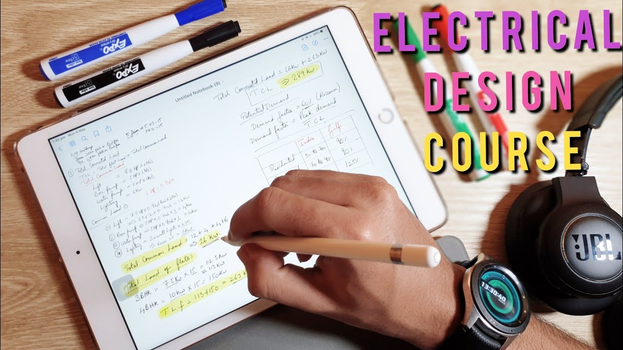 Electrical Designing of G+5 Building with calculations & Single Line Diagram |Total load calculation