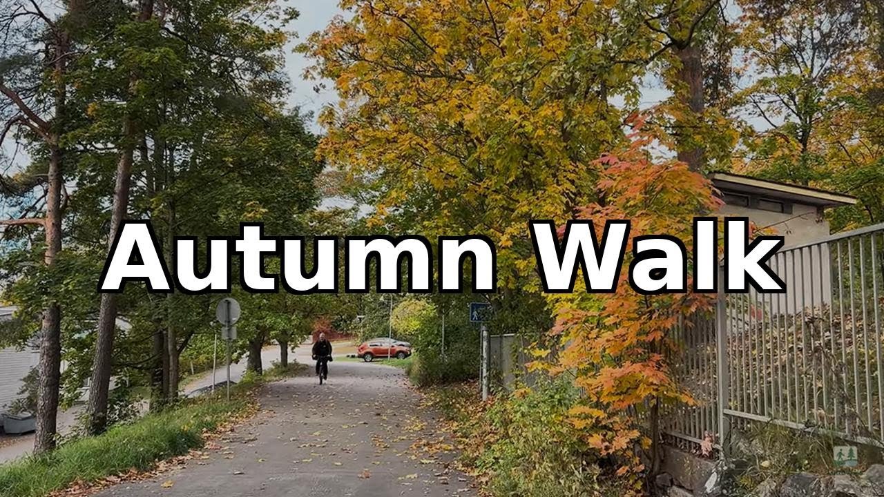 Autumn Walk in Lahti 🍂🚶&zwj;♀️