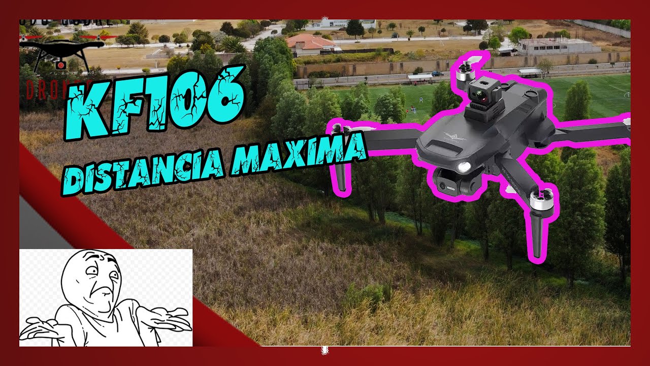 Drones econ&oacute;micos 2022 KF106 distancia m&aacute;xima 🚁duraci&oacute;n de bater&iacute;a 🚁 🎬 que pasa sin un control 🎬