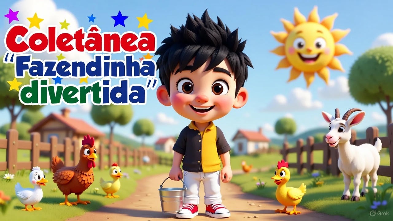 Fazendinha Divertida! 🚜 40 Minutos de Desenhos e Músicas para Crianças (Sem Parar) 🐮🐸🦚 Nico Kids