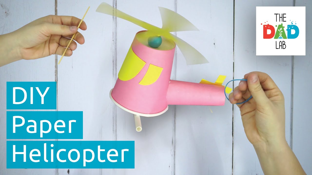 How to Make Helicopter Craft | Simple Kids Crafts