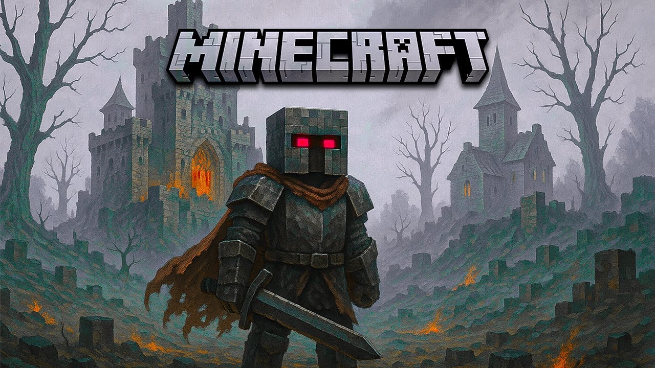 I've built the BEST Dark Fantasy Minecraft build.