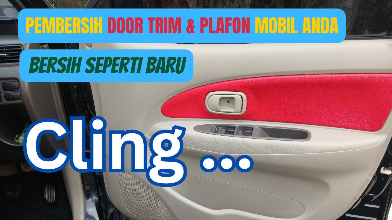 Cara Membersihkan Doortrim dan plafon Mobil