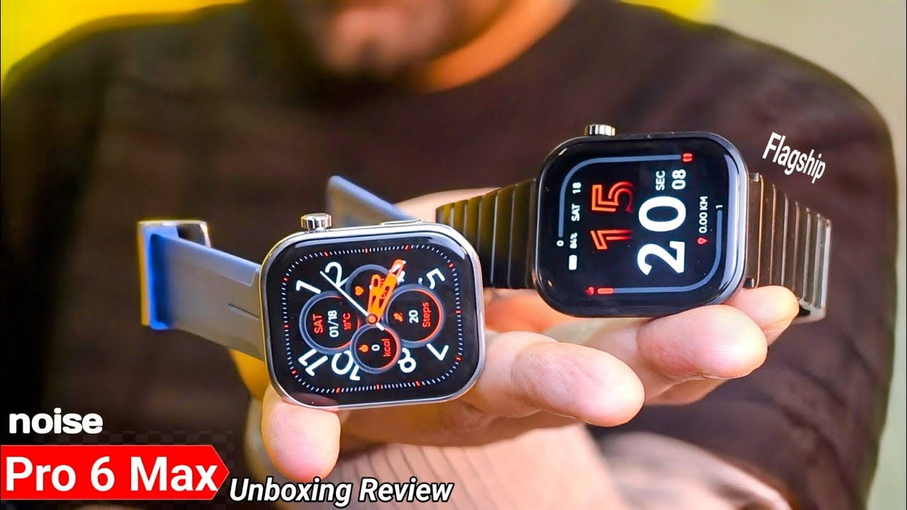 Noise Colorfit Pro 6 Max With GPS , AI Create Unboxing and Overview | Premium Amoled Smartwatch