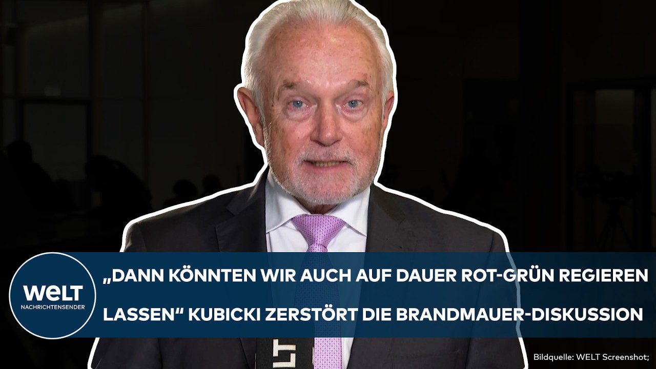 MIGRATIONSDEBATTE: Brandmauer? EU-Recht? Kubicki (FDP) zerlegt die Argumente von SPD und Grünen