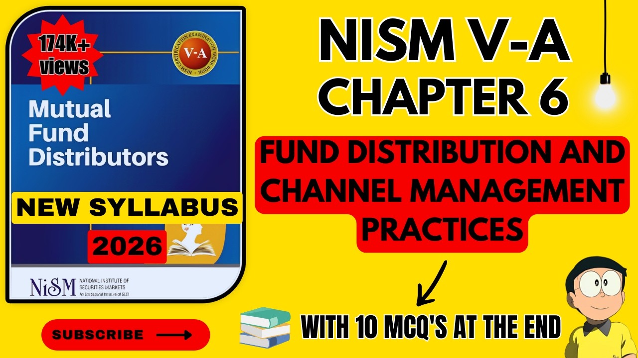 NISM VA Mutual Fund Chapter 6- Fund Distribution & Channel Management Practices | 2024 #nism #nism5a