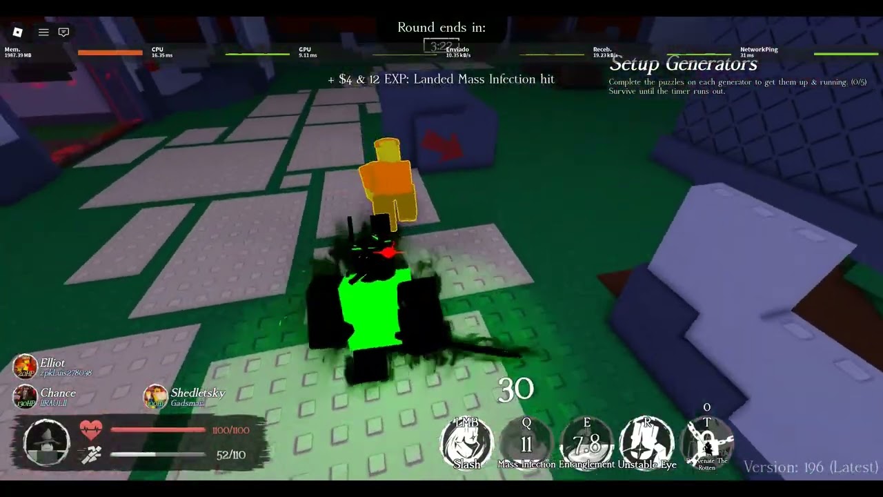 Jogando com o rework do 1x1x1x1