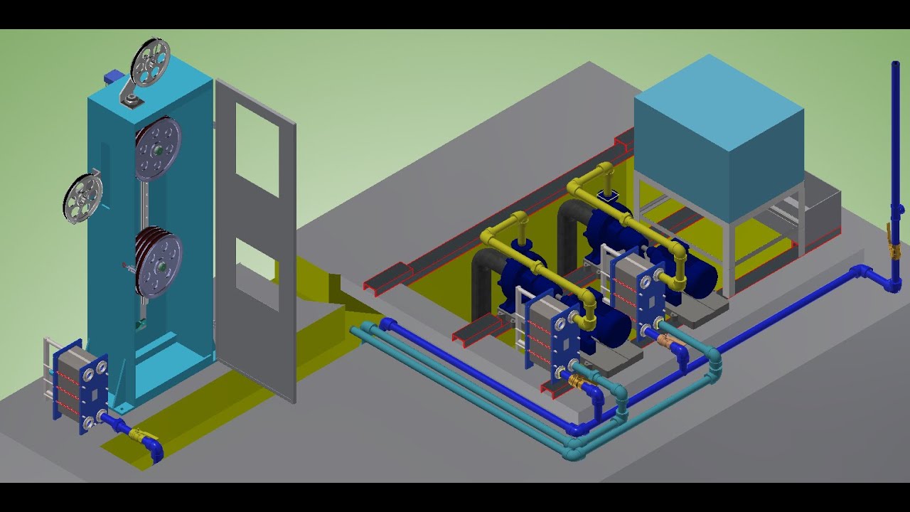 Lệnh Tube and Pipe trong Inventor . Hướng dẫn thiết kế sơ đồ đường ống trong Inventor