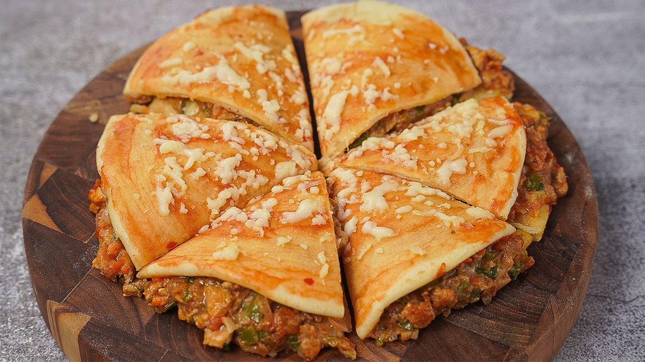 Рецепт сэндвича с шаурмой | Простой рецепт сэндвича с пиццей | Вкусно!