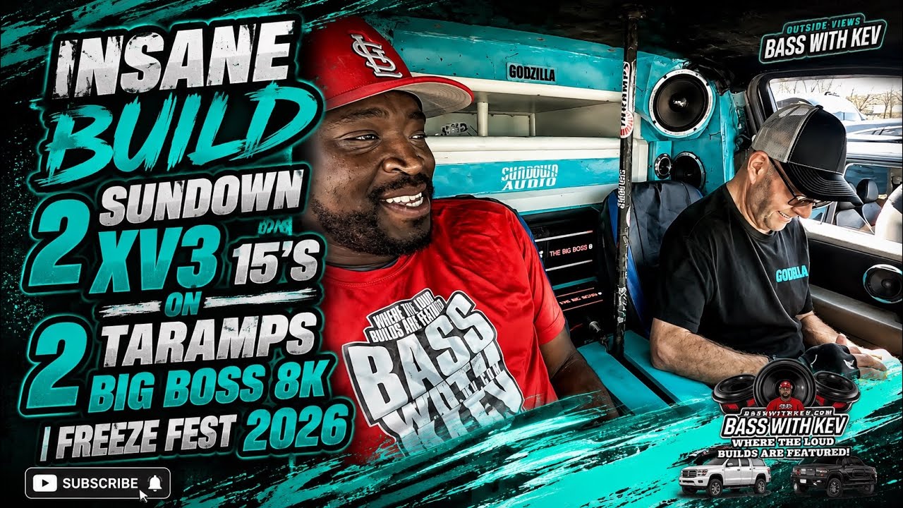 INSANE BUILD 2 SUNDOWN XV3 15’S ON 2 TARAMPS BIG BOSS 8K | FREEZE FEST 2026