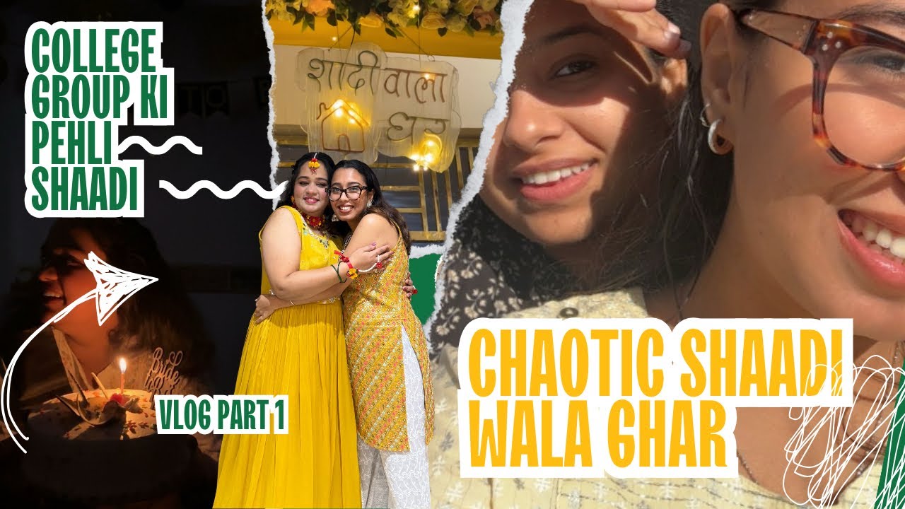 Girl gang ki pehli Shaadi | Bareilly | chaotic vlog 💃🏻