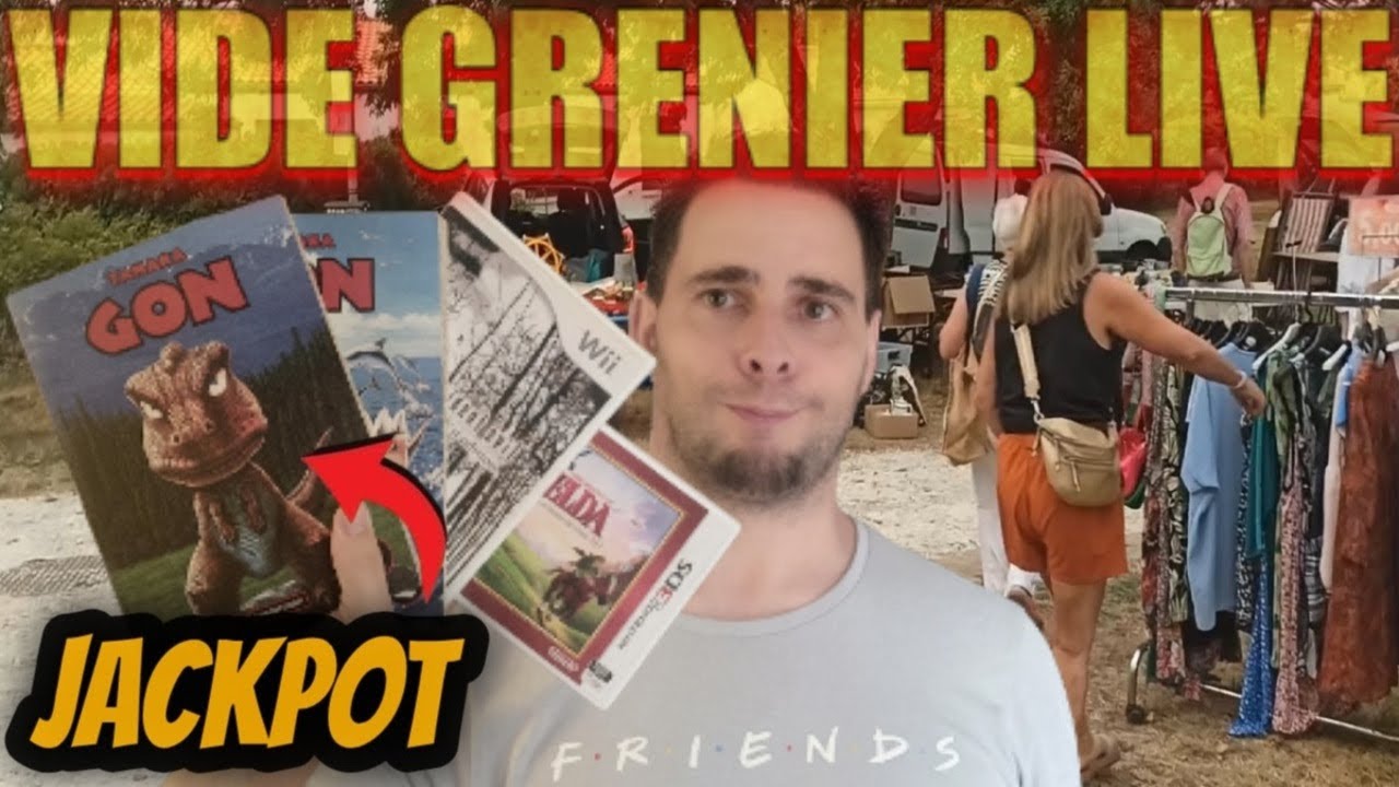 VIDE GRENIER LIVE - JE TROUVE DES MANGAS DE JEUX VIDÉO RARISSIME ET DES JEUX VIDÉOS ZELDA