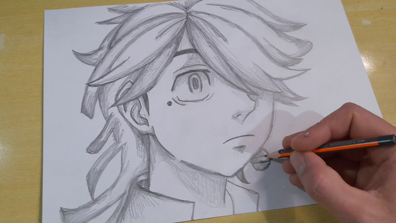 FACIL DE DESENHAR COMO DESENHAR KAZUTORA de TOKYO REVENGERS passo a passo