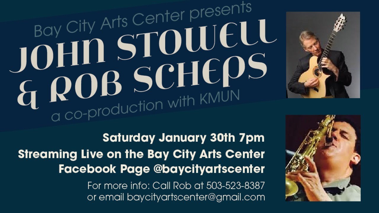 John Stowell and Rob Scheps at Bay City Arts Center