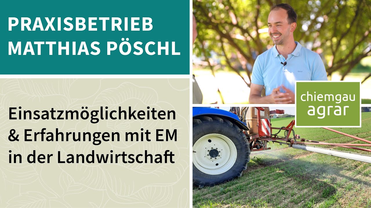 Praxisbetrieb Matthias Pöschl · Erfahrungen mit Effektiven Mikroorganismen in der Landwirtschaft