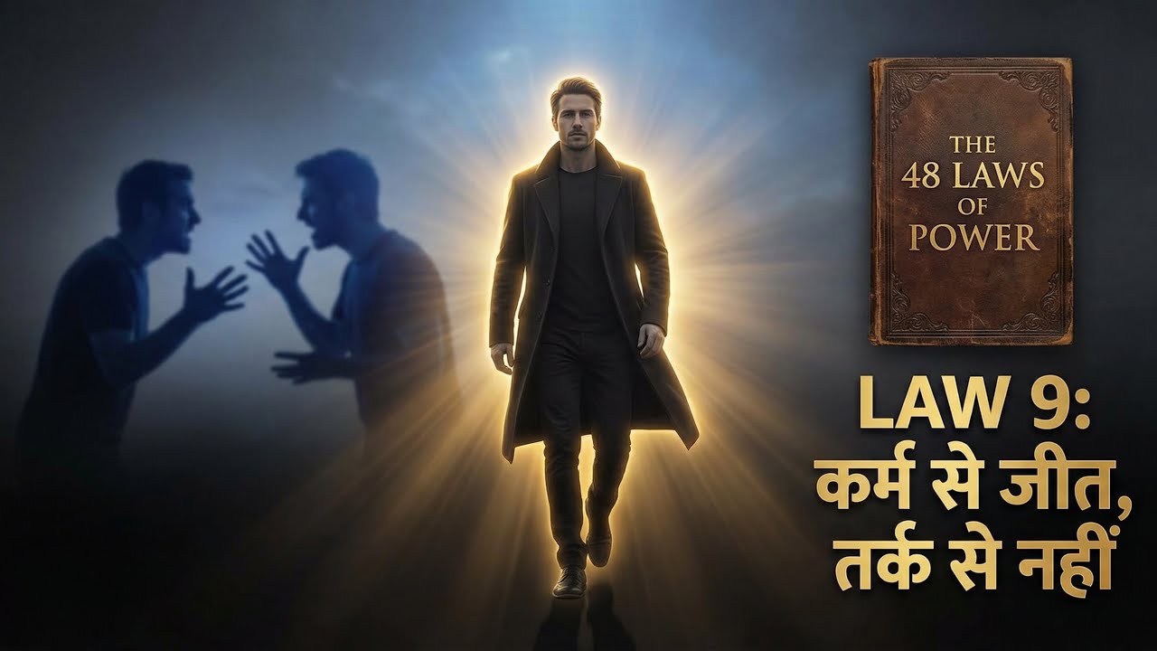 48 Laws of Power Law 9 Explained in Hindi | कर्म से जीत, तर्क से नहीं | Robert Greene Book Summary