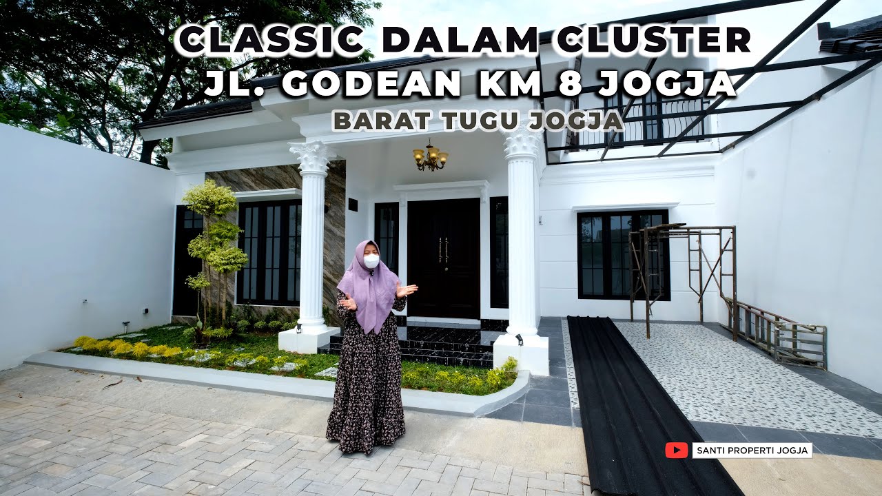 RUMAH JOGJA BARAT MEWAH CLASSIC DALAM CLUSTER DI JALAN GODEAN KM 8 SIDOKARTO DEKAT UNISA, UMY