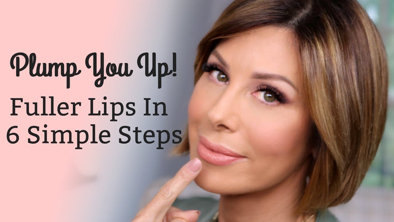 How to Make Your LIPS Look BIGGER | Fake Full Lips in 6 Steps Tutorial | Dominique Sachse