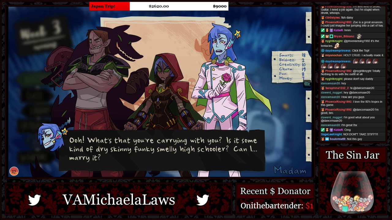 『Michaela Plays』Monster Prom w/ Girl Squad - Take 3 Finale