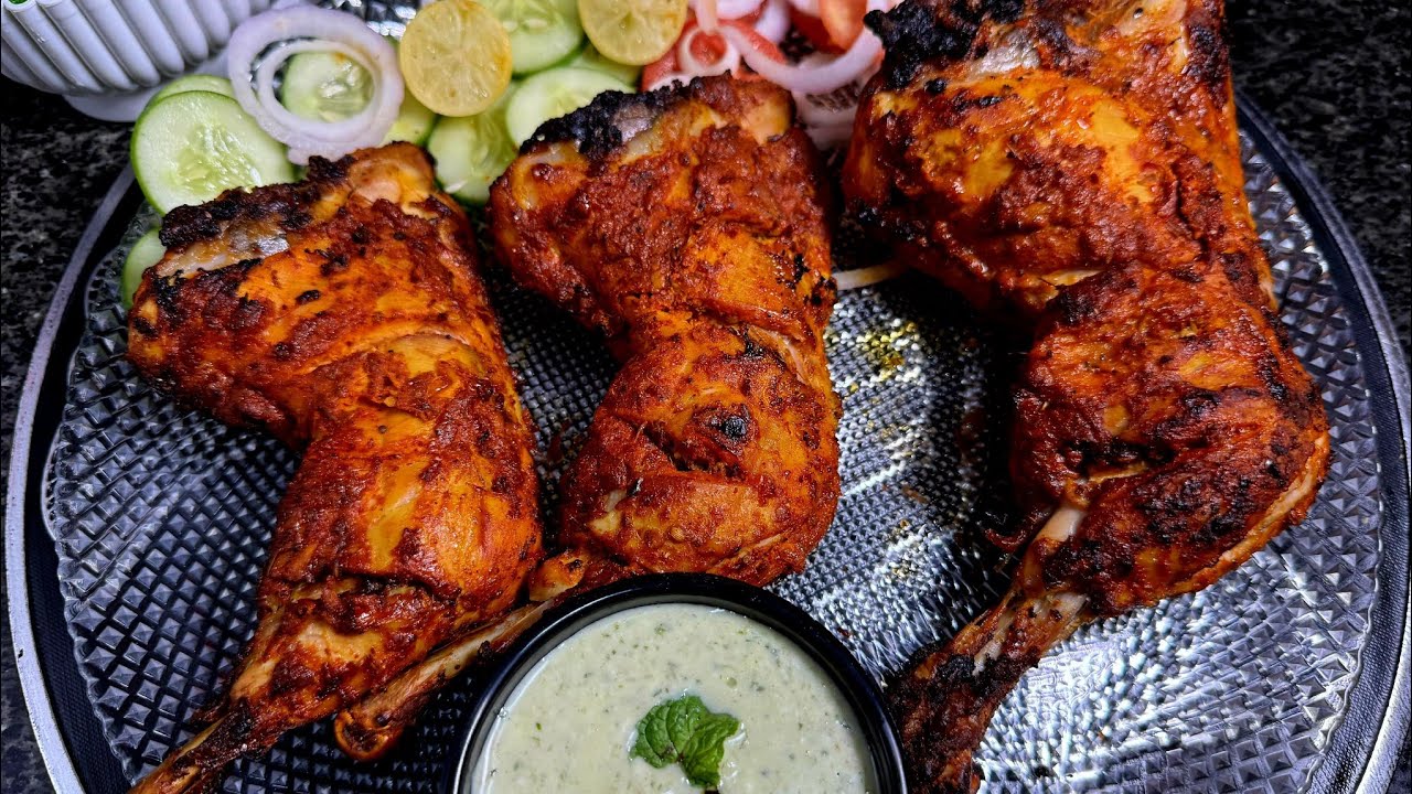  Tandoori Grilled Chicken Thighs|| Restaurant-Style Flavor at Home 😋
