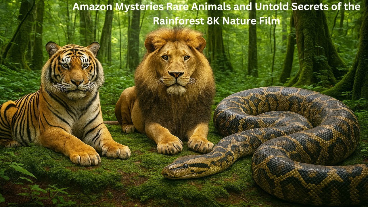 “Amazon Rainforest 8K: Hidden Creatures & Untold Mysteries Revealed!”