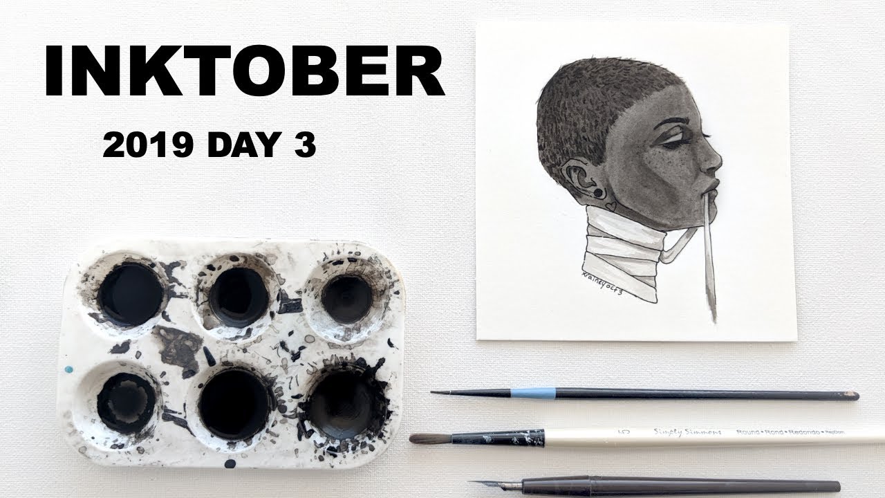 Ink Illustration // INKTOBER 2019 // day three