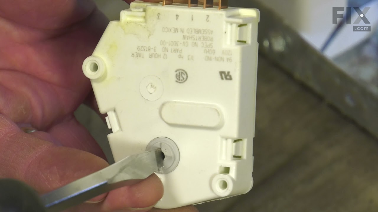 Whirlpool Refrigerator Repair - How to Replace the Defrost Timer