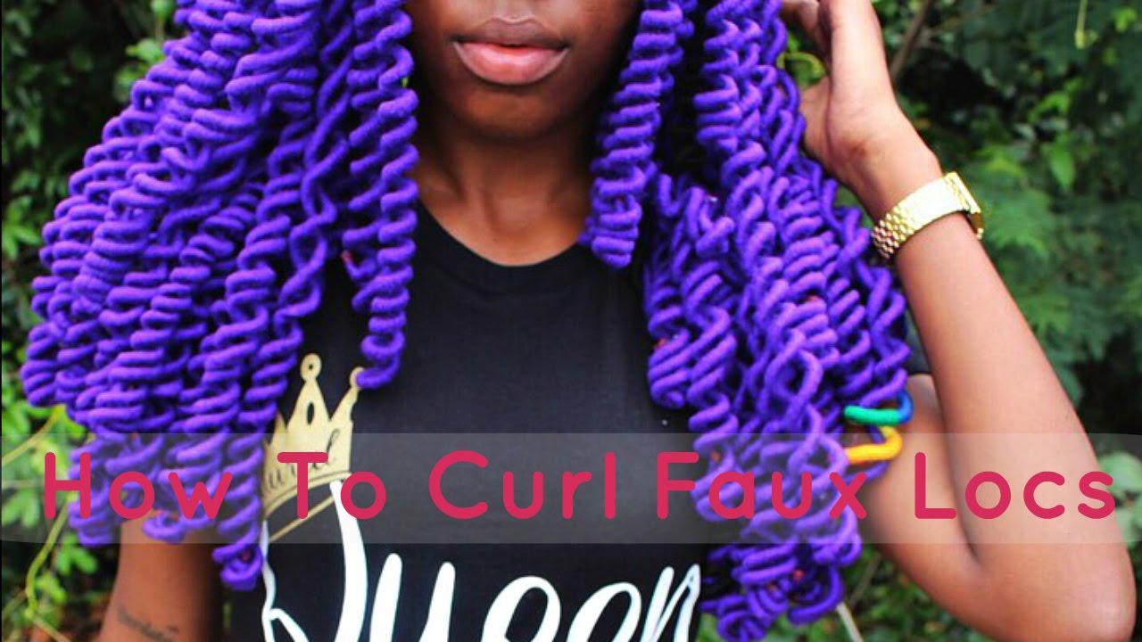 How To Curl: Faux Locs, Locs & Box Braids