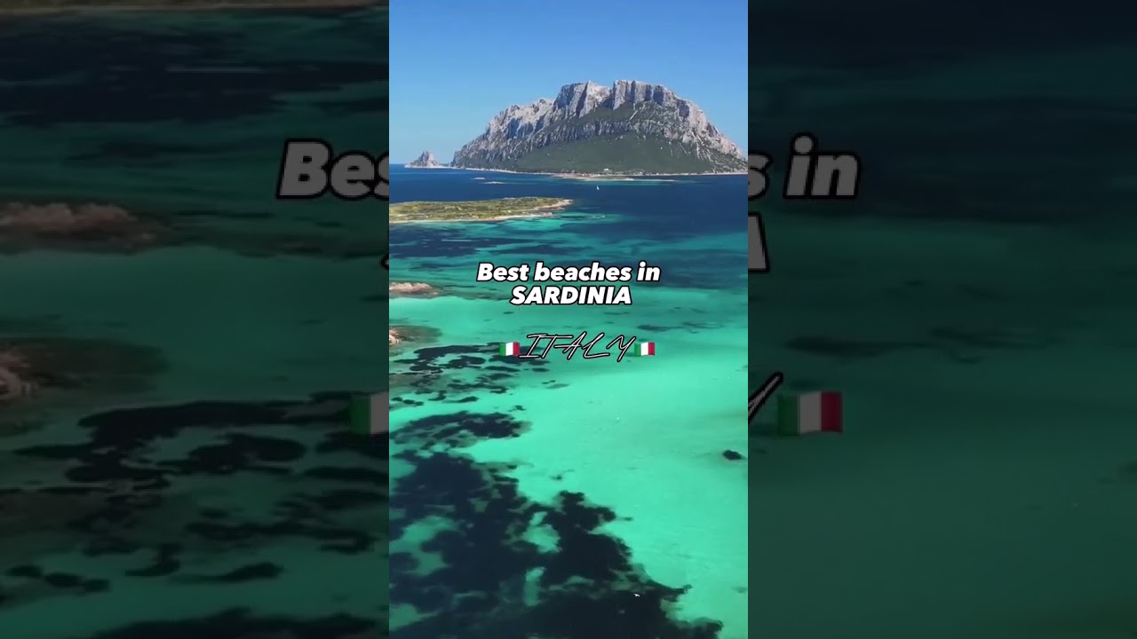 Sardinia's BEST Beaches - Italy's Hidden Gems Uncovered! #shorts