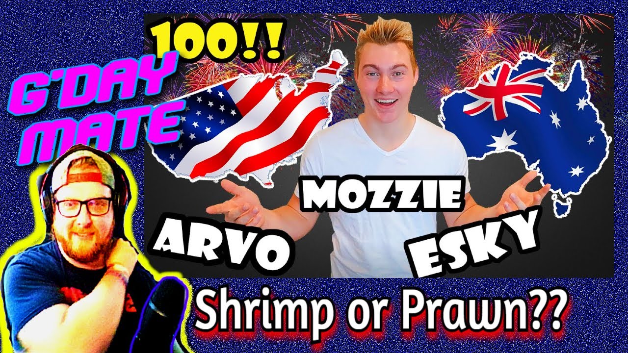 American Reacts to 100 Aussie Slang WORDS Australia says Different than America
