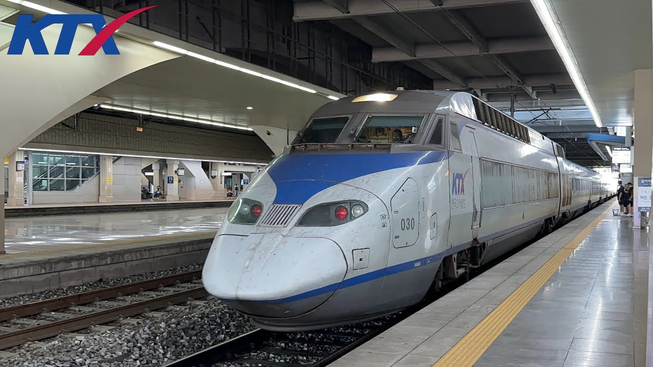 Первый класс корейского скоростного поезда: KTX-I FIRST CLASS из Сеула в Пусан