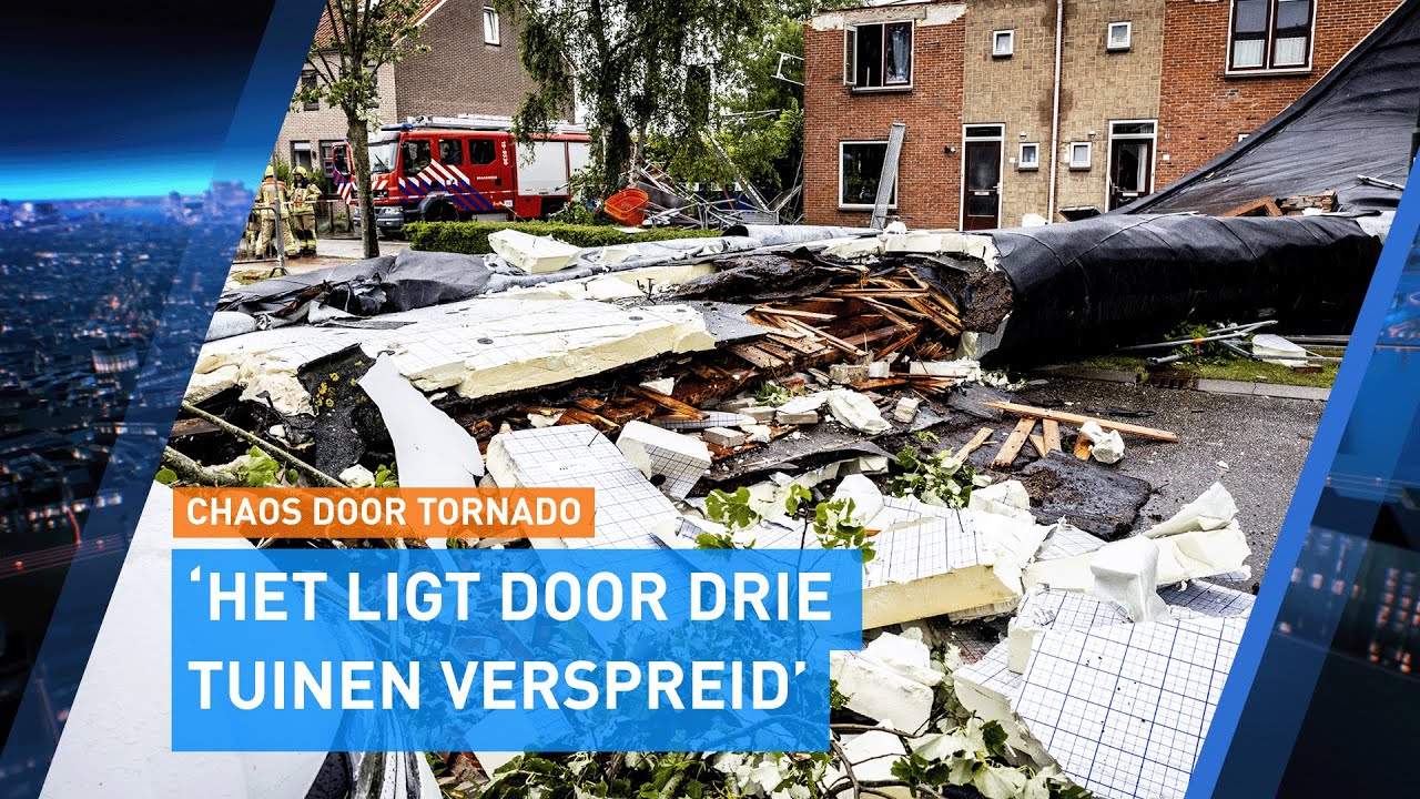 Totale chaos in Zierikzee na tornado: 