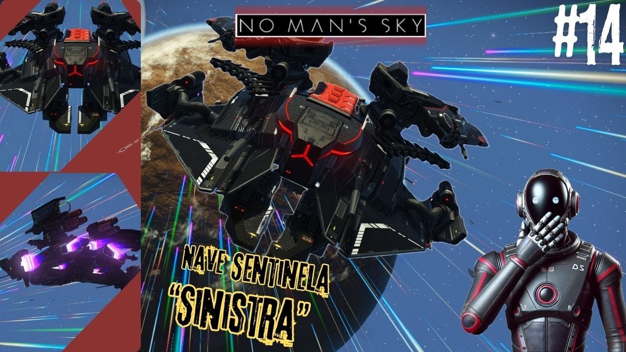 DESCOBERTA INCRÍVEL! A Nave Sentinela MAIS BONITA que já encontrei - No Man's Sky!