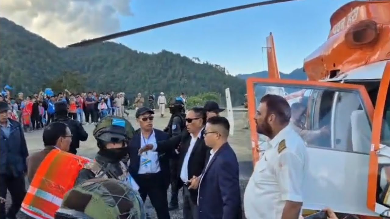 Welcome Home Avākharar (TH Muivah) Landing moment At Somdal 