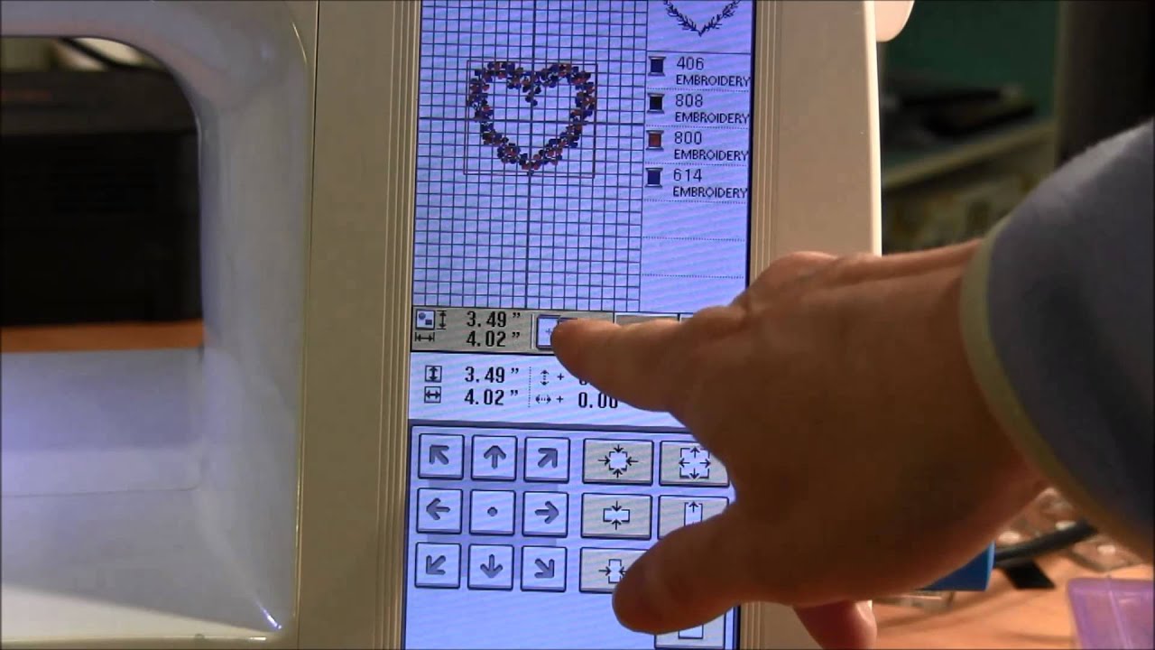 Machine Embroidery -- Resizing a Pattern