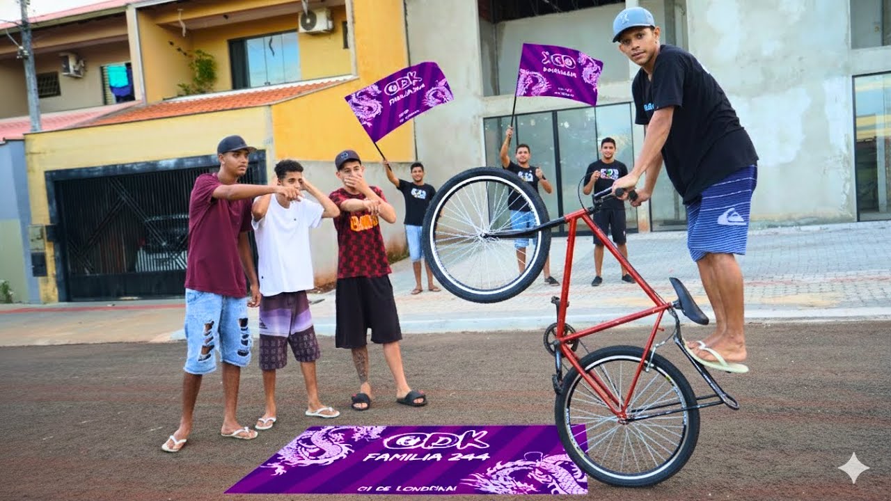 A Gangue da ODK Testou Minha Nova Bike de Grau...